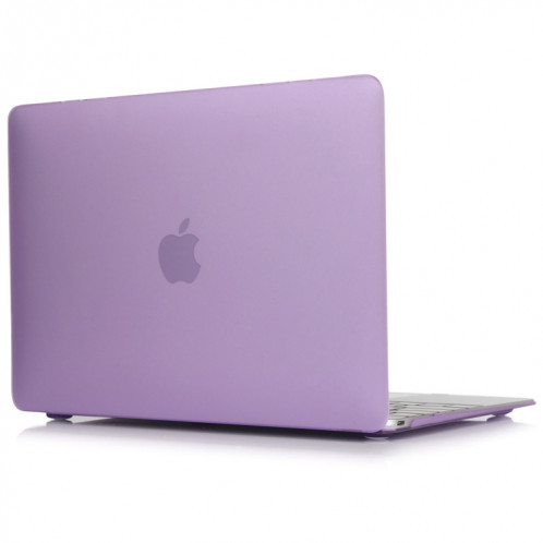 Étui de protection pour ordinateur portable de style mat pour MacBook Air 13,3 pouces A1932 (2018) (Violet) SH212P1341-34