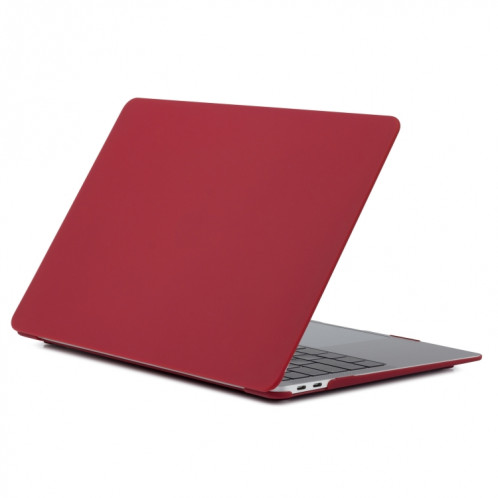 Etui de protection pour ordinateur portable de style mat pour MacBook Air 13,3 pouces A1932 (2018) (Vin Rouge) SH12WR1146-34