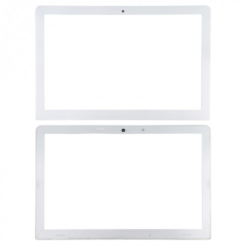 Couverture d'écran de lunette avant de cadre en aluminium d'affichage LCD pour MacBook Air 13,3 pouces A1369 A1466 (2013-2017) (blanc) SH08WL1415-35