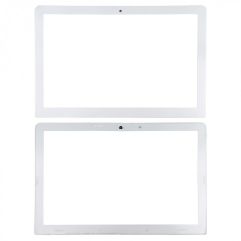 Couverture d'écran de lunette avant de cadre en aluminium d'affichage LCD pour MacBook Air 11 pouces A1370 A1465 (2010-2015) (blanc) SH09WL1257-35
