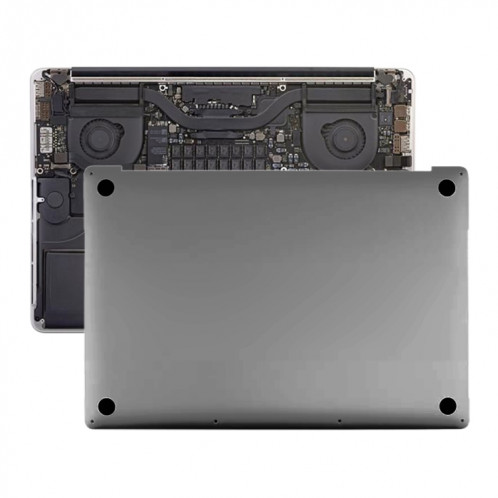 Cache inférieur pour Macbook Pro Retina 13,3 pouces A1989 2018 2019 EMC3214 EMC3358 (Gris) SH467H1793-34