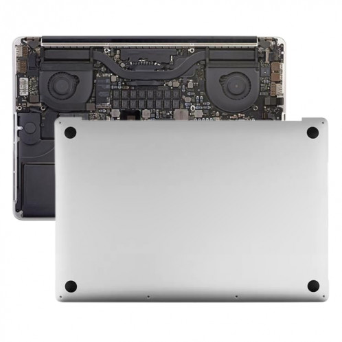 Cache inférieur pour Macbook Pro Retina 15 pouces A1990 2018 2019 EMC3215 EMC3359 (Argent) SH468S1642-35