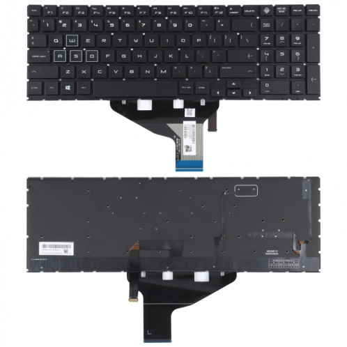 Pour clavier HP OMEN 15-DC 15-DH 15T-DC 17-CB US Version avec rétroéclairage RVB SH0756946-35