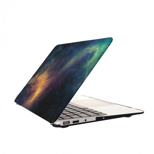Pour Macbook Air 11,6 pouces Starry Sky Patterns Apple ordinateur portable Water Decals PC étui de protection (vert) SH007G50-35