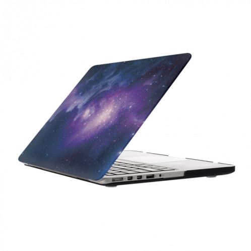 Pour Macbook Pro Retina 13,3 pouces Starry Sky Patterns Apple Laptop Water Stickers PC Housse de protection (Bleu) SH012L1832-37