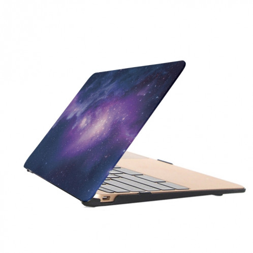 Pour Macbook Pro Retina 12 pouces Starry Sky Patterns Apple Laptop Water Stickers PC Housse de protection (Bleu) SH014L941-36