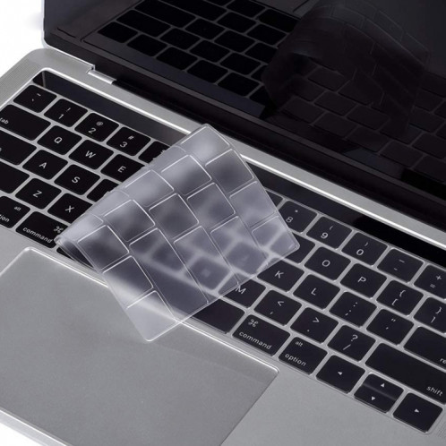 ENKAY TPU Housse de protection clavier pour MacBook Pro 13.3 pouces (2016) avec Touch Bar & Pro 15.4 pouces (2016) avec barre tactile (A1706 / A1707), Europe Version SE1402874-38