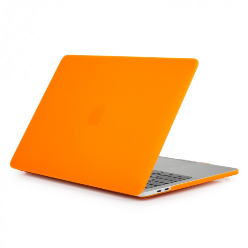 Étui de protection pour ordinateur portable de style givré pour MacBook Pro 13,3 pouces A1989 (2018) (Orange) SH316E268-34