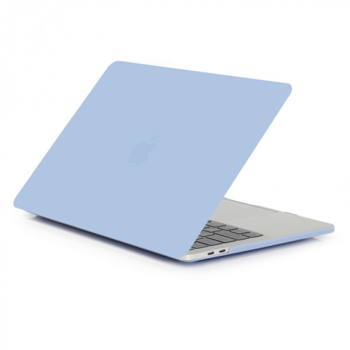 Étui de protection pour ordinateur portable de style givré pour MacBook Pro 13,3 pouces A1989 (2018) (Bleu) SH316L1602-34
