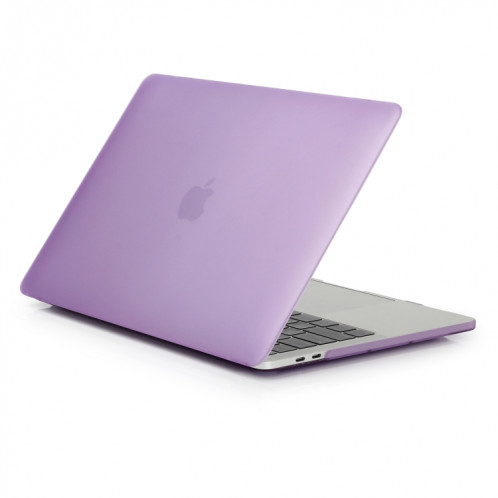 Étui de protection pour ordinateur portable de style givré pour MacBook Pro 13,3 pouces A1989 (2018) (Violet) SH316P1281-34