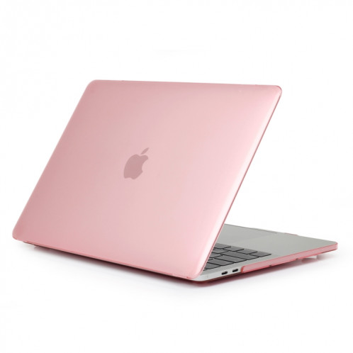 Etui de protection pour ordinateur portable Crystal Style pour MacBook Pro 13,3 pouces A1989 (2018) (Rose) SH318F161-34