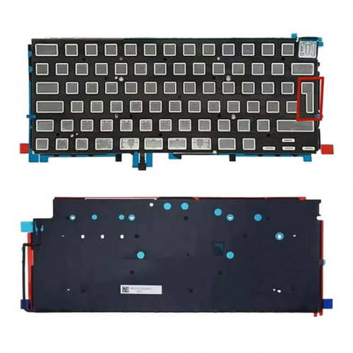 Clavier rétroéclairé pour MacBook Air 15,3 pouces M2 A2941, version Big Backspace, Royaume-Uni SH66411067-33