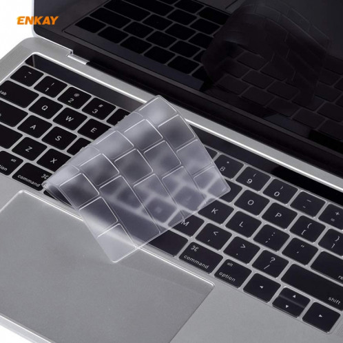 ENKAY TPU Housse de protection pour clavier pour MacBook Pro 13,3 pouces avec Touch Bar (2016) et Pro 15,4 pouces (2016) avec Touch Bar, version US SE78161662-38