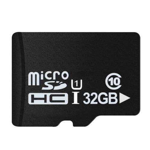 Carte mémoire Micro SD (TF) 32 Go haute vitesse de classe 10 de Taiwan (capacité réelle de 100%) SH10511496-37