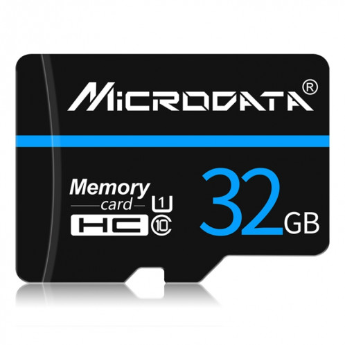 Carte mémoire MICRODATA 32GB U1 Blue Line et Black TF (Micro SD) SH579242-310