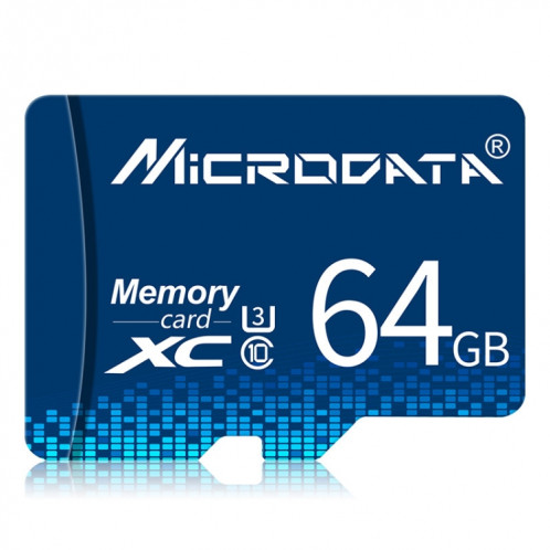 Carte mémoire MICRODATA 64 Go U3 Blue TF (Micro SD) SH5803206-311