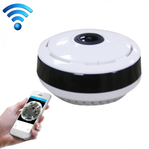 JJX-1801 Fisheye grand angle 1.0MP Smart Wireless Wifi caméra IP, carte de soutien TF (128 Go max) SH0057967-310