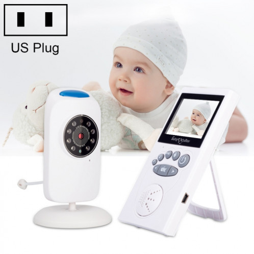 WLSES GB101 Moniteur pour bébé avec caméra de surveillance sans fil 2,4 pouces, prise américaine SH601A655-316