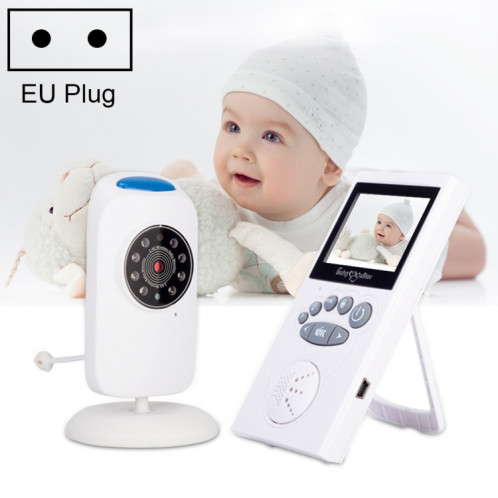 WLSES GB101 Moniteur pour bébé avec caméra de surveillance sans fil 2,4 pouces, prise UE SH601C1376-316