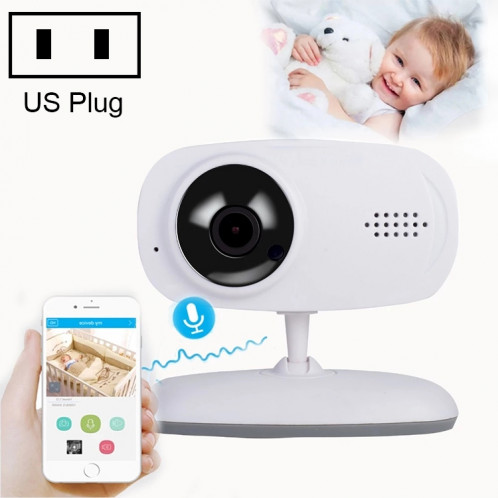 Moniteur de bébé de caméra de surveillance sans fil WLSES GC60 720P, prise américaine SH602A1891-317