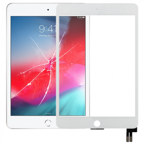 Écran tactile pour iPad Mini 5 (2019) / A2124 / A2126 / A2133 (blanc) SH085W74-35
