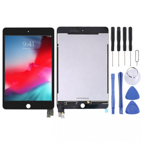 Écran LCD OEM pour iPad Mini 5 (2019) / A2124 / A2126 / A2133 avec numériseur complet (noir) SH087B1852-34