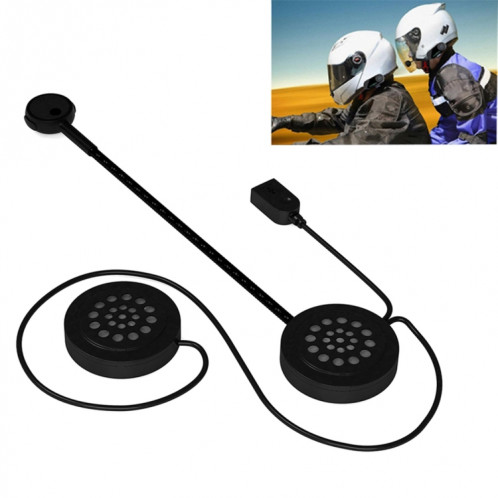 MH02 Bluetooth V4.0 casque casque 5V pour moto conduite avec microphone anti-parasitage (noir) SH681B1963-39
