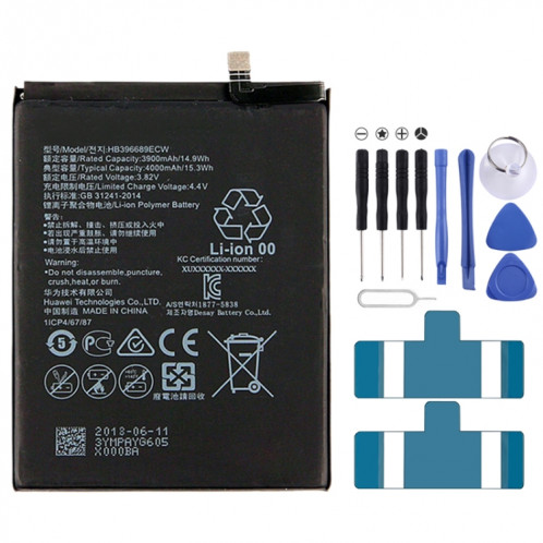 Batterie au lithium-ion HB396689ECW pour Huawei Mate 9 / Mate 9 Pro / Honor 8C / Y9 (2018) SH2330504-34