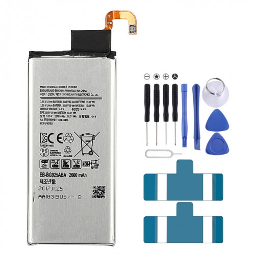 Batterie Li-Polymère EB-BG925ABA 2600mAh pour Samsung Galaxy S6 edge / G925K / G925S / G925FQ / G925F / G925L / G925V / G925A SH9821768-35