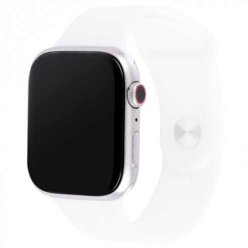 Modèle d'affichage factice d'écran non fonctionnel à l'écran noir pour la série Apple Watch 7 41mm, pour photographier la sangle de montre, aucune montre (argent) SH091S1690-35