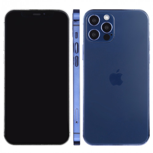 Modèle d'affichage factice factice à écran noir non fonctionnel pour iPhone 12 Pro Max (6,7 pouces) (bleu aqua) SH15AB1868-37