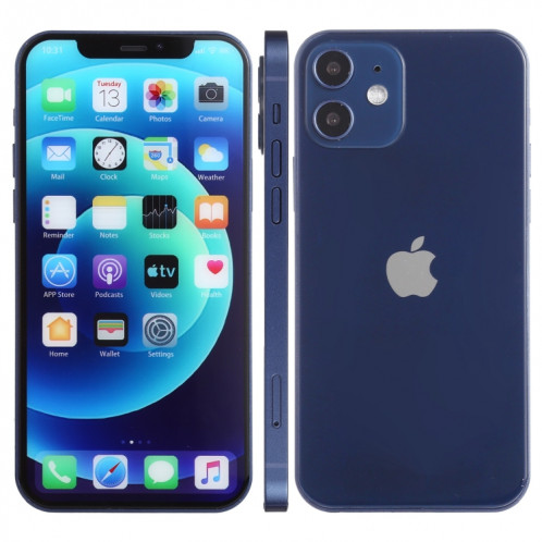 Écran couleur faux modèle d'affichage factice non fonctionnel pour iPhone 12 (6,1 pouces) (bleu) SH418L1086-36
