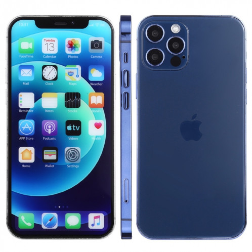 Écran couleur faux modèle d'affichage factice non fonctionnel pour iPhone 12 Pro (6,1 pouces) (bleu aqua) SH20AB1209-37