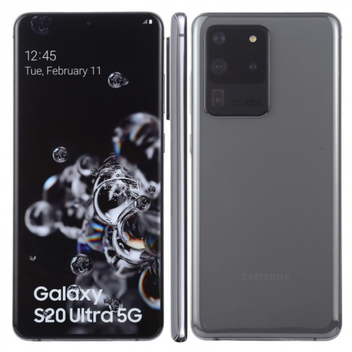 Écran couleur d'origine faux modèle d'affichage factice non fonctionnel pour Samsung Galaxy S20 Ultra 5G (gris) SH430H255-35