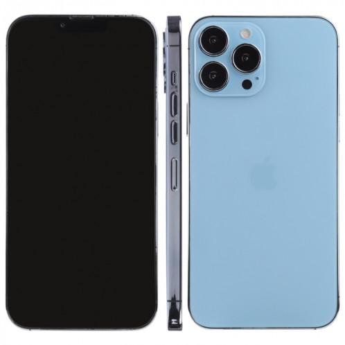 Modèle d'affichage factice non fonctionnel à l'écran noir pour iPhone 13 Pro Max (Bleu) SH697L1632-37