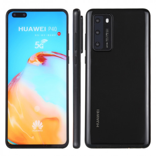 Écran couleur faux modèle d'affichage factice non fonctionnel pour Huawei P40 5G (noir jais) SH751B551-36
