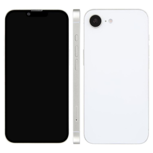 Pour iPhone 16e Écran noir Faux modèle d'affichage factice non fonctionnel (blanc) SH805W1462-37