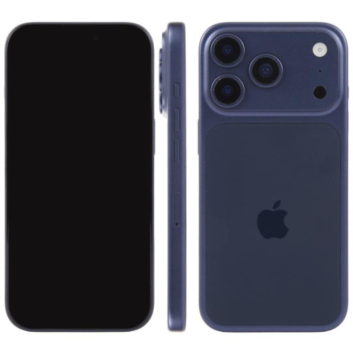 Écran noir pour iPhone 17 Pro, modèle factice non fonctionnel (bleu) SH912L1600-37