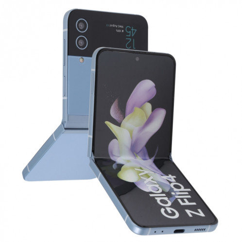 Pour Samsung Galaxy Z Flip4 écran couleur faux modèle d'affichage factice non fonctionnel (bleu) SH878L1601-36