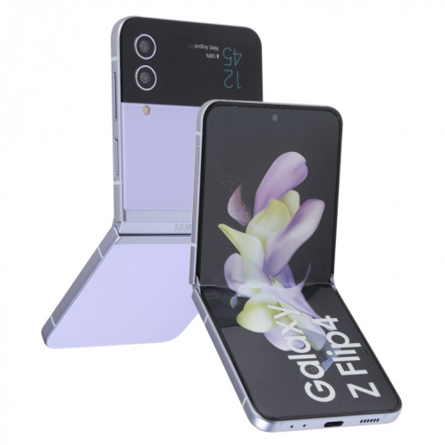 Pour Samsung Galaxy Z Flip4 écran couleur faux modèle d'affichage factice non fonctionnel (violet) SH878P1496-36