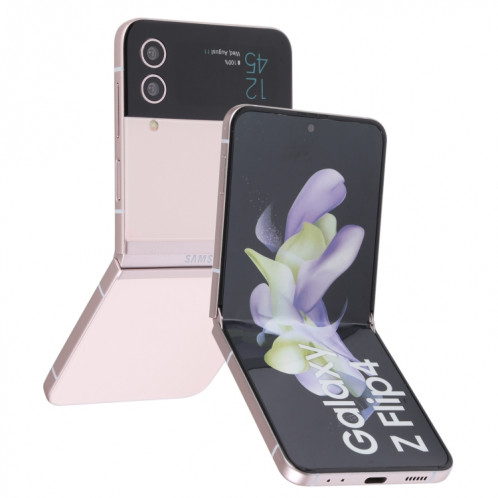 Pour Samsung Galaxy Z Flip4 écran couleur faux modèle d'affichage factice non fonctionnel (or rose) SH78RG1076-36