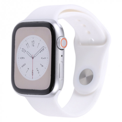 Pour Apple Watch Series 8 Écran couleur 41 mm Faux modèle d'affichage factice non fonctionnel (blanc) SH880W1180-36