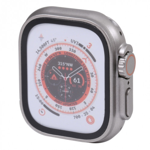 Pour Apple Watch Ultra Écran couleur 49 mm Faux modèle d'affichage factice non fonctionnel, pour photographier le bracelet de montre, pas de bracelet de montre (argent) SH895S639-35