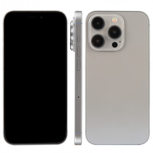 Pour iPhone 15 Pro, écran noir, faux modèle d'affichage factice non fonctionnel (argent) SH931S1110-37