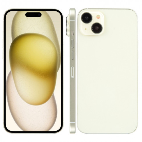 Pour iPhone 15 Écran couleur Faux modèle d'affichage factice non fonctionnel (Jaune) SH933Y548-37