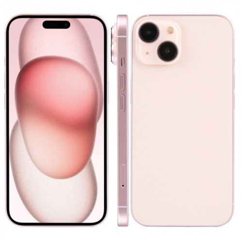 Pour iPhone 15 Plus écran couleur faux modèle d'affichage factice non fonctionnel (rose) SH934F1306-37