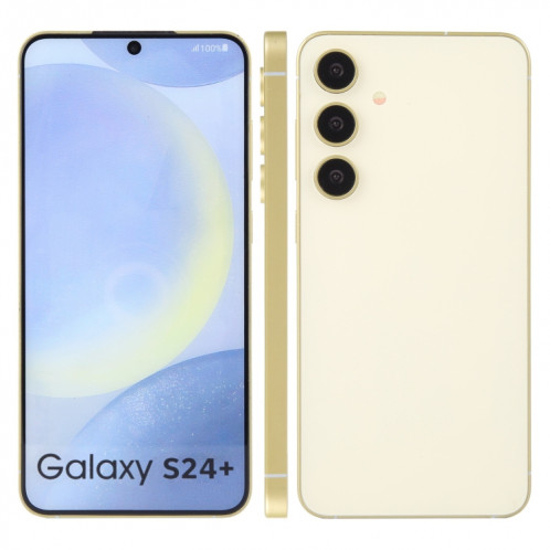 Pour Samsung Galaxy S24+ 5G Écran couleur faux modèle d'affichage factice non fonctionnel (jaune) SH951Y645-37
