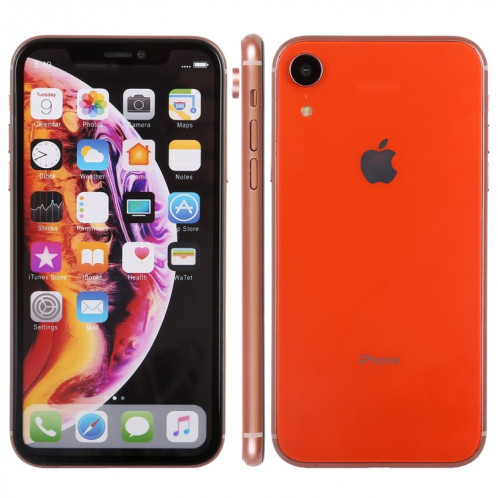 Modèle d'affichage factice factice d'écran non-couleur pour iPhone XR (Orange) SH700E1606-36