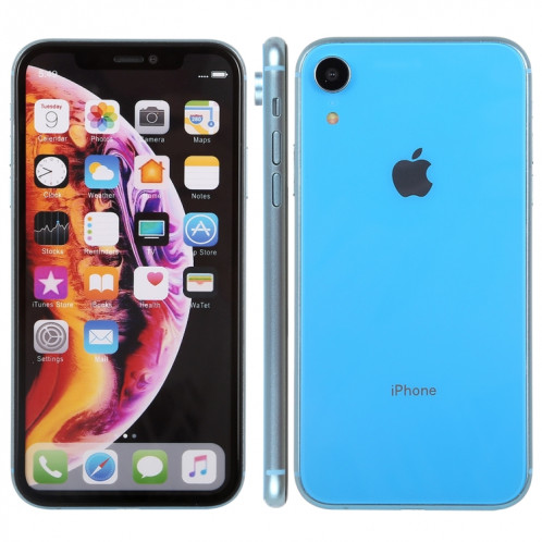 Modèle d'affichage factice factice d'écran non-couleur pour iPhone XR (bleu) SH700L1345-36