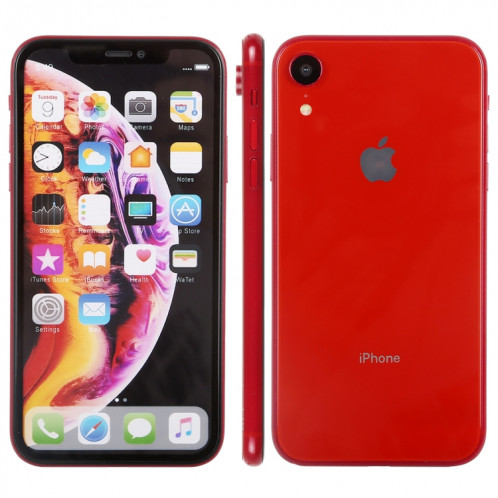 Modèle d'affichage factice factice d'écran non-couleur pour iPhone XR (rouge) SH700R708-36